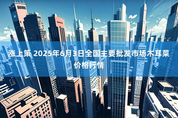 涨上策 2025年6月3日全国主要批发市场木耳菜价格行情