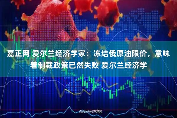 嘉正网 爱尔兰经济学家：冻结俄原油限价，意味着制裁政策已然失败 爱尔兰经济学